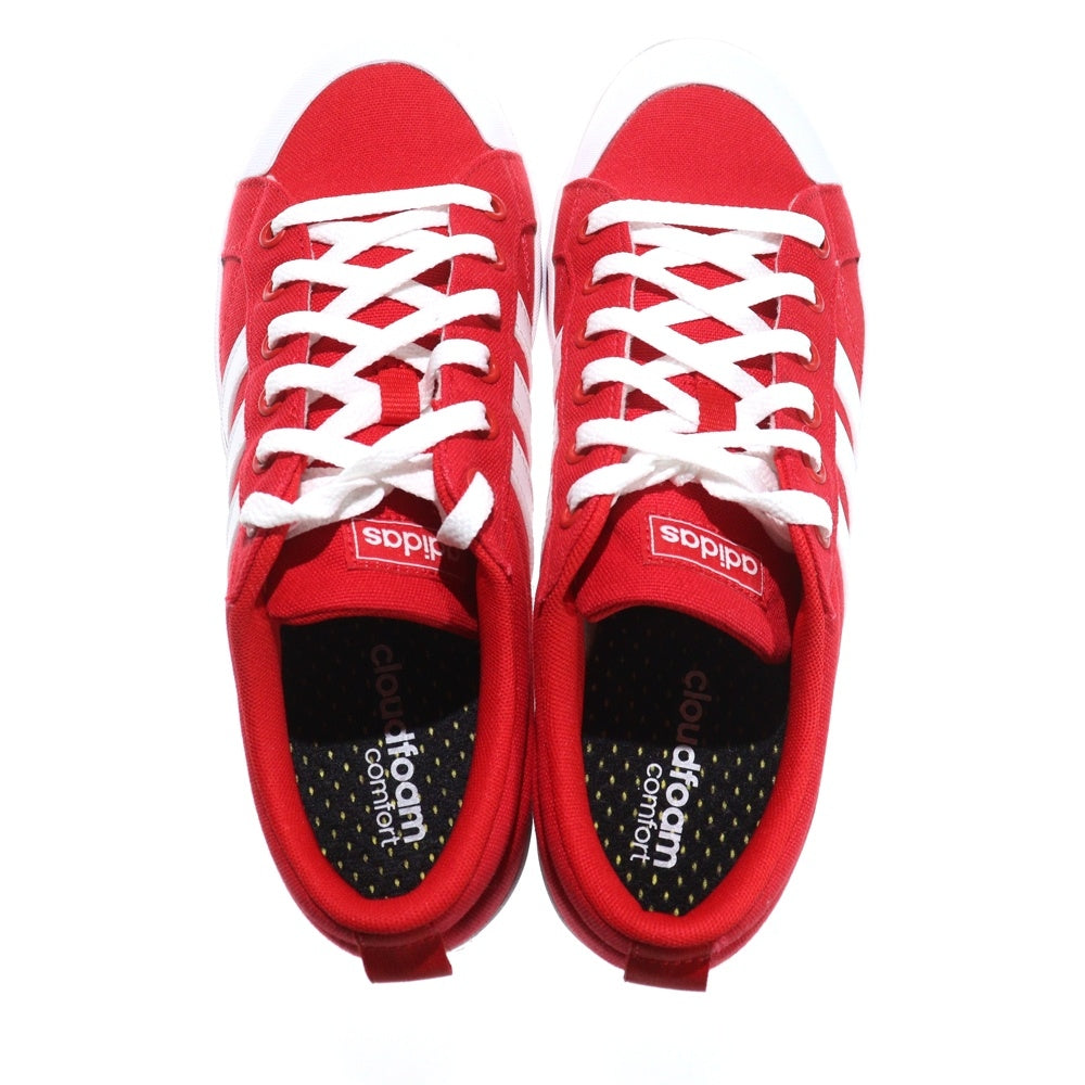 adidas(アディダス) BRAVADA SKATE ブラバダスケート ローカットスニーカー レッド/ホワイト US8.5/26.5cm FV8092