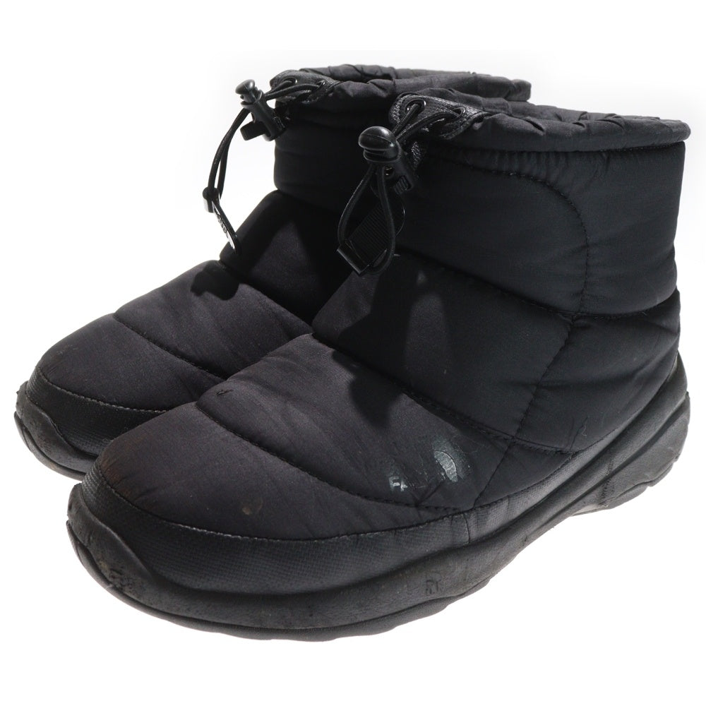 THE NORTH FACE(ザノースフェイス) NUPTSE BOOTIE WP III SHORT ヌプシ ロゴデザイン ブーツ レディース ブラック NF51482
