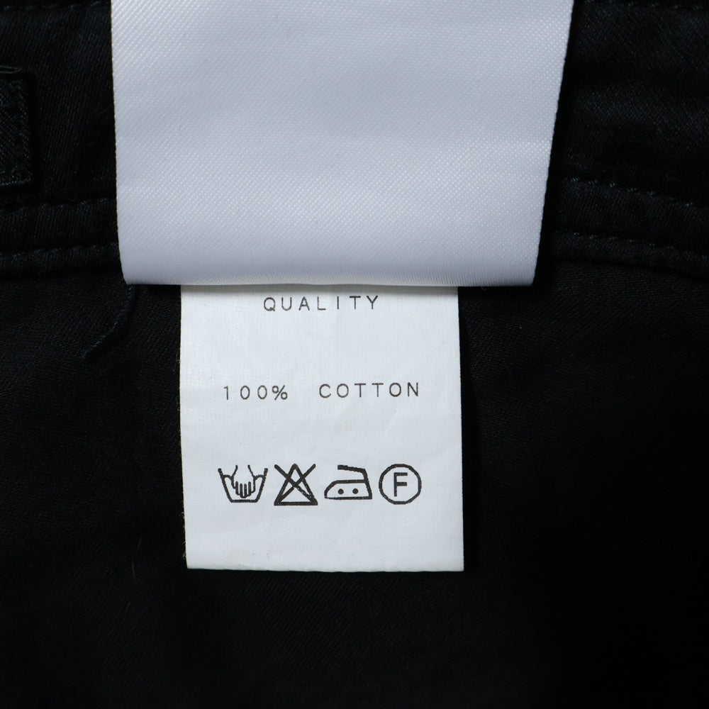 JULIUS(ユリウス) 09AW 7th Morning マルチジップポケット テーパード カーゴパンツ ブラック