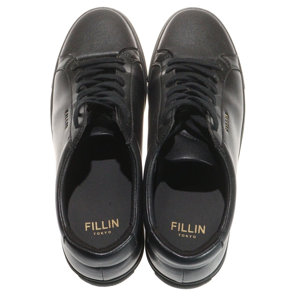 NO BRAND(ノーブランド) FILLIN CLASSIC フィルイン クラシック レザー ローカットスニーカー ブラック