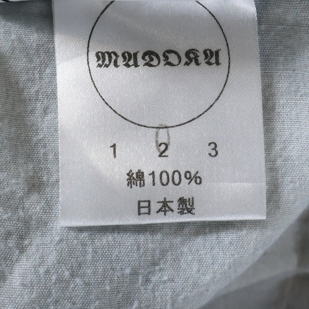 NO BRAND(ノーブランド) MADOKA マドカ 日本製 フラワーデザイン マルチポケット ジップアップ デニムパンツ インディゴ