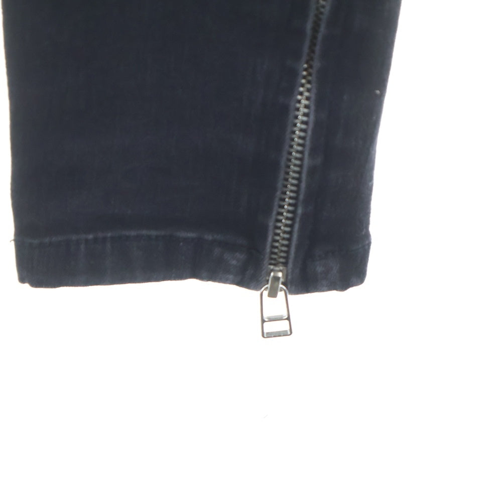 Danke Schon(ダンケシェーン) 21SS FRAP PANTS フラップ マルチポケット ドローストリング スキニー カーゴパンツ ブラック 21S-PTL098-DS