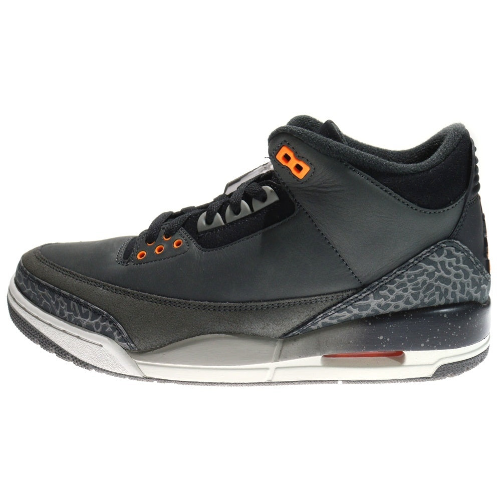 NIKE(ナイキ) AIR JORDAN 3 RETRO FEAR エア ジョーダン 3 レトロ フィアー ローカットスニーカー グレー/ブラック US10.5/28.5cm CT8532-080