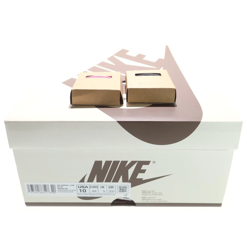 NIKE(ナイキ) ×TRAVIS SCOTT AIR JORDAN 1 LOW OG REVERSE OLIVE トラヴィススコット エアジョーダン リバースオリーブ ローカットスニーカー カーキ US10/28cm DM7866-200