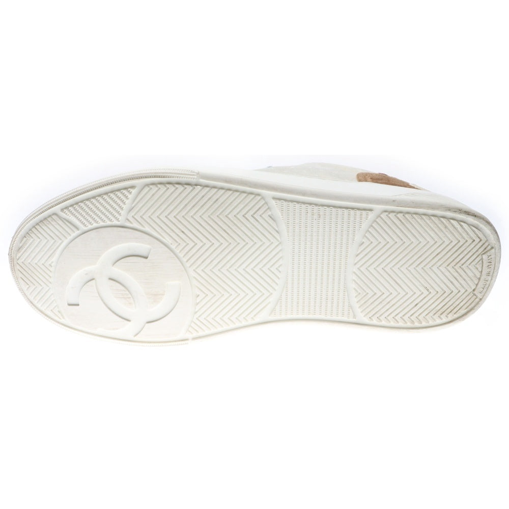 CHANEL(シャネル) ロゴパッチ ベルベット ローカットスニーカー マルチ レディース G36295