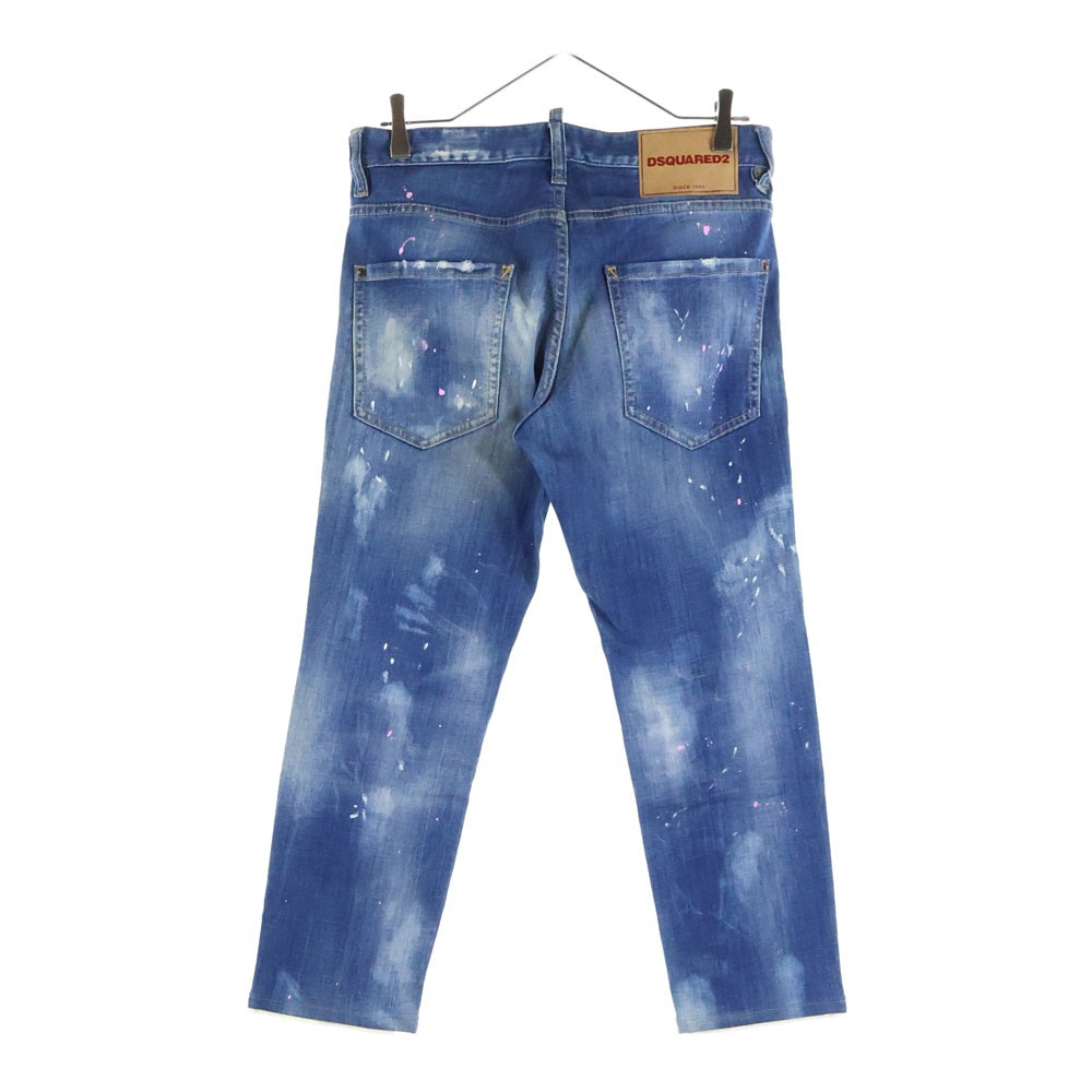 DSQUARED2(ディースクエアード) 18SS リペア加工 デニムパンツ インディゴ S71LB0454 S30342