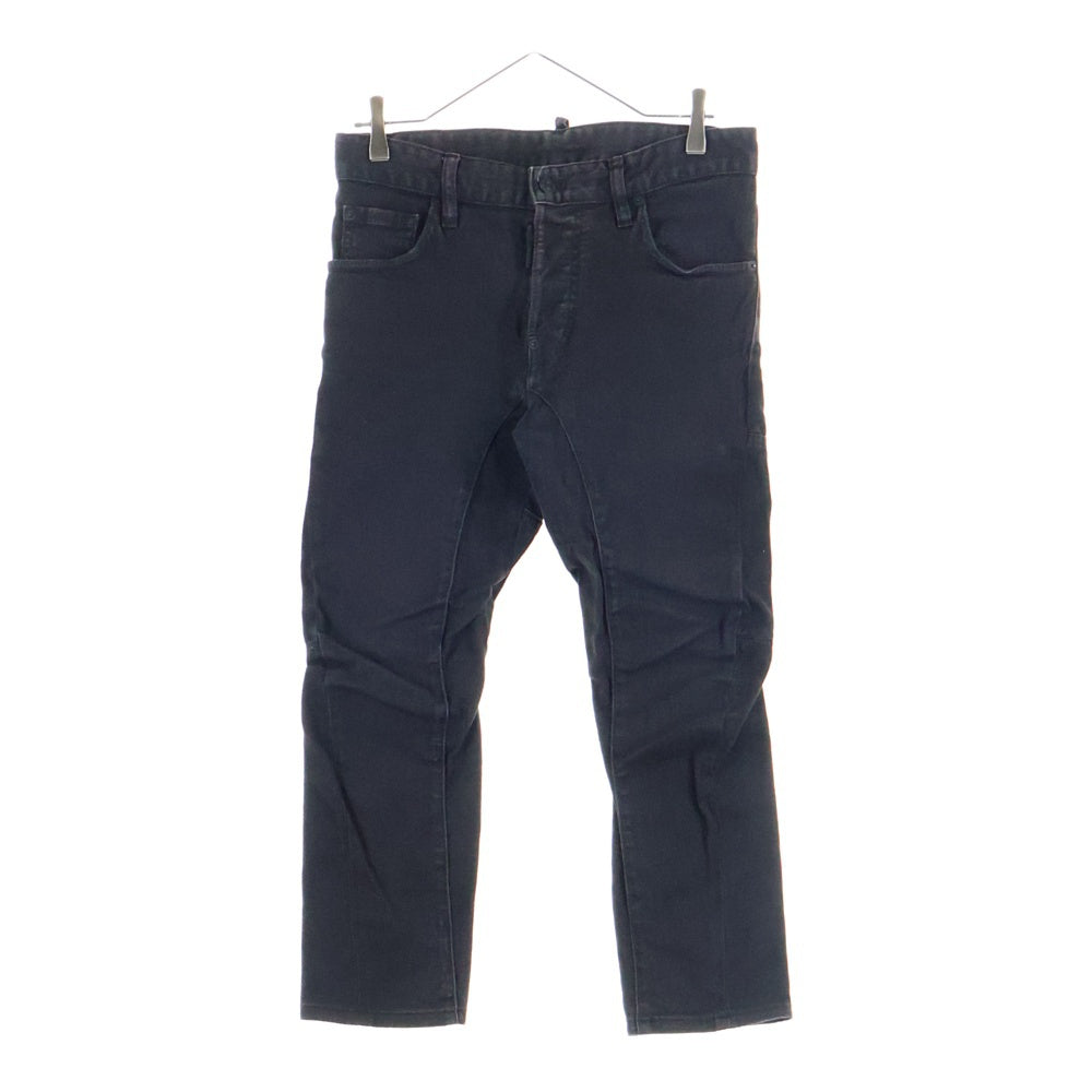 DSQUARED2(ディースクエアード) 19AW Tidy Biker Jean バイカーデニムパンツ ブラック S74LB0619 S39781