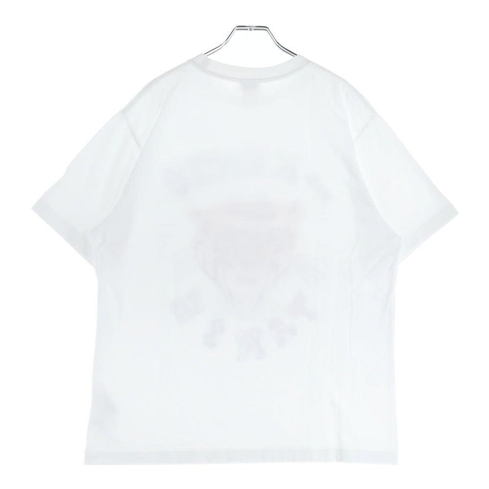 KENZO(ケンゾー) フロントタイガーグラフィックプリントTシャツ 半袖クルーネックカットソー ホワイト FE55TS2744SG