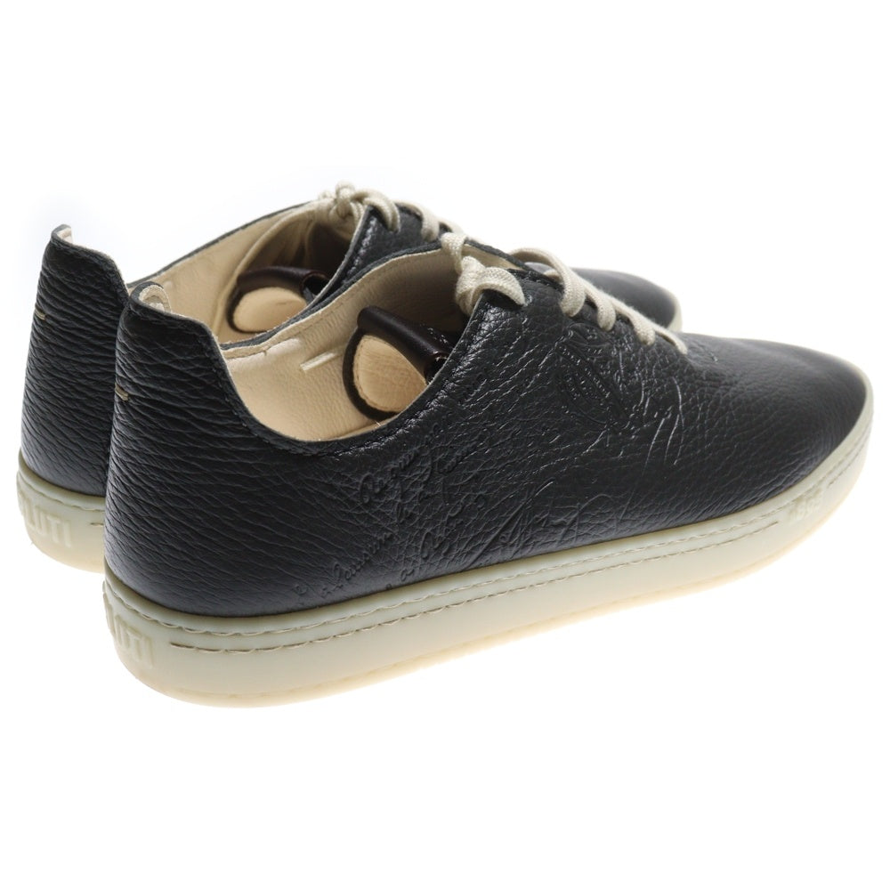 Berluti(ベルルッティ) エデン スクリット レザー オックスフォード ローカット スニーカー ブラック