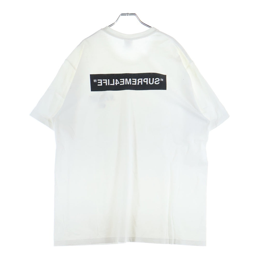 SUPREME(シュプリーム) 24AW 4 Life Tee フォーライフ 両面プリントTシャツ 半袖クルーネックカットソー ホワイト