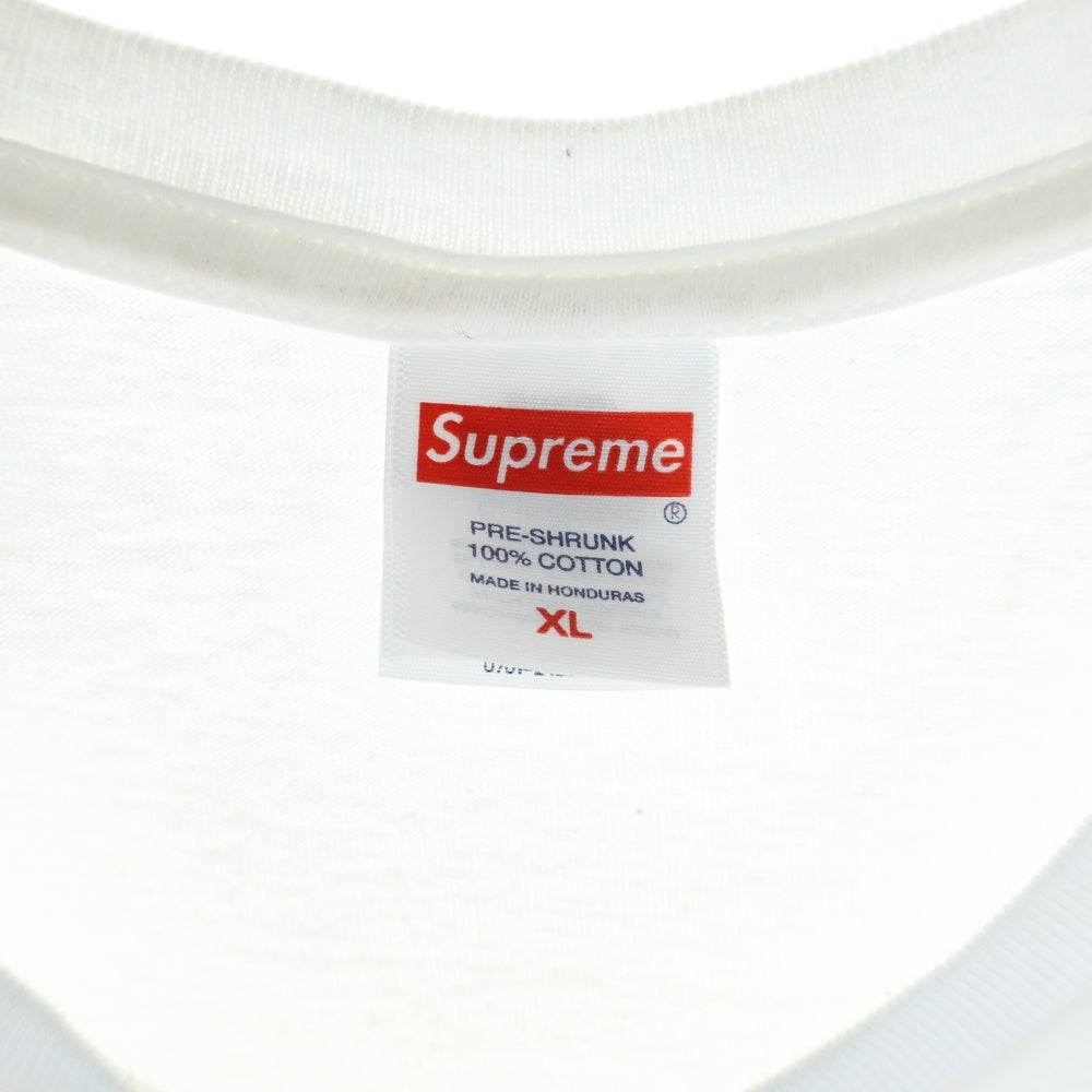 SUPREME(シュプリーム) 24AW 4 Life Tee フォーライフ 両面プリントTシャツ 半袖クルーネックカットソー ホワイト