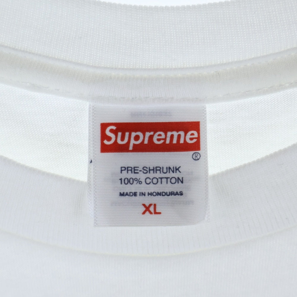 SUPREME(シュプリーム) 25AW Fuckin Blowout Tee ファッキンブローアウト 両面イラストプリントTシャツ 半袖クルーネックカットソー ホワイト