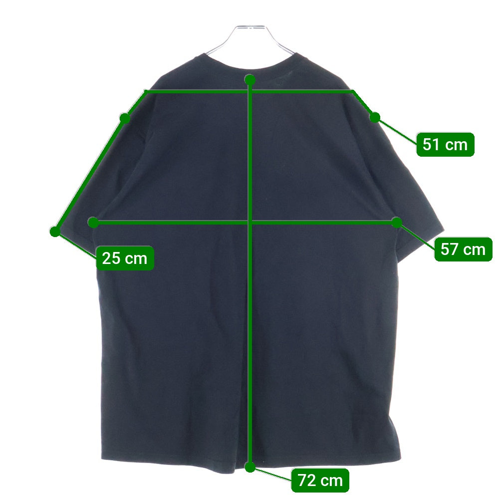 SUPREME(シュプリーム) 24SS Paris Tee パリ フロントプリントTシャツ 半袖クルーネックカットソー ブラック