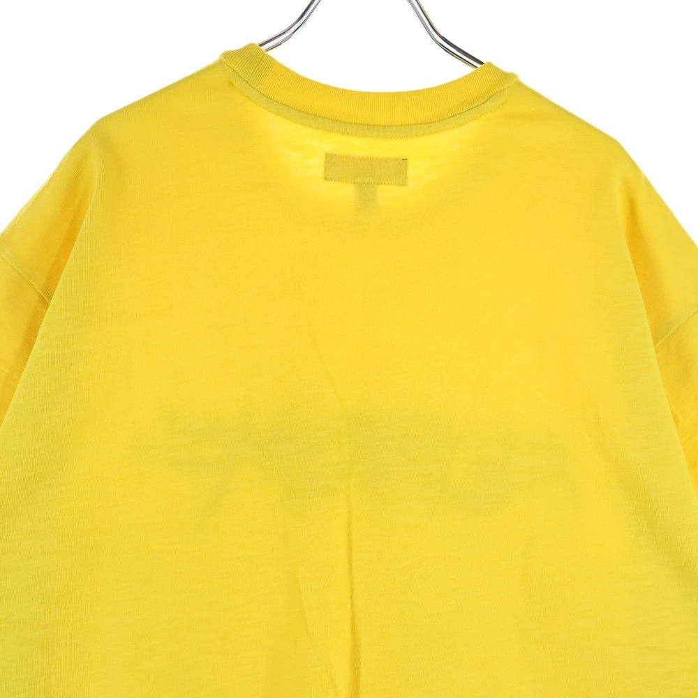 SUPREME(シュプリーム) 25SS Mental S/S Top メンタル フロントロゴプリントTシャツ 半袖クルーネックカットソー イエロー