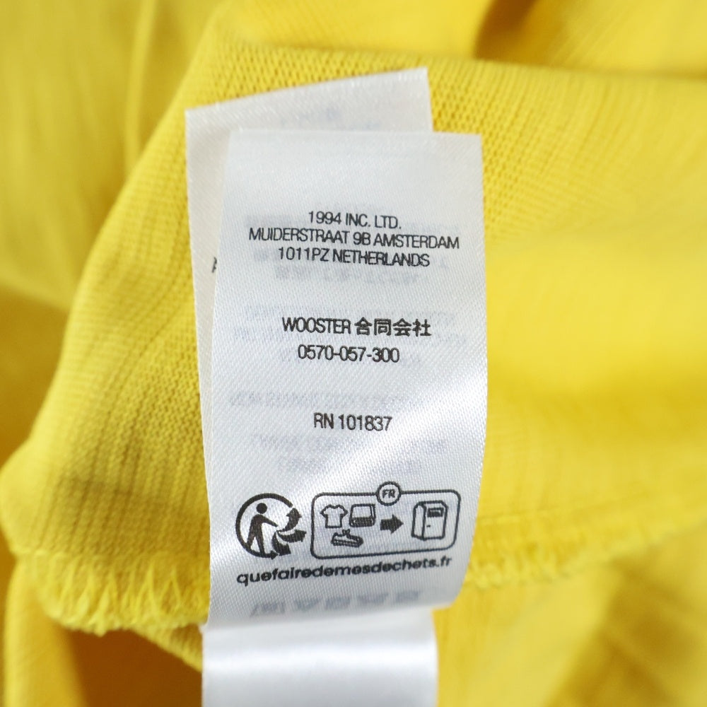 SUPREME(シュプリーム) 25SS Mental S/S Top メンタル フロントロゴプリントTシャツ 半袖クルーネックカットソー イエロー