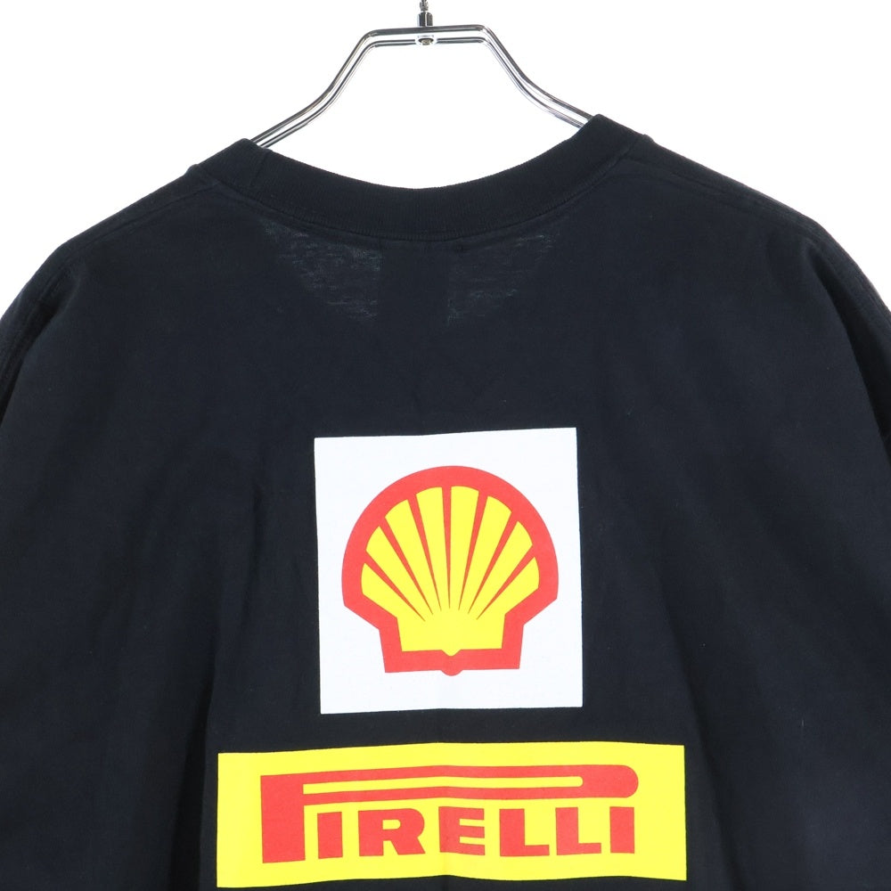 SUPREME(シュプリーム) 24SS ×Ducati Logos Tee ドゥカティ 両面ロゴプリントTシャツ 半袖クルーネックカットソー ブラック