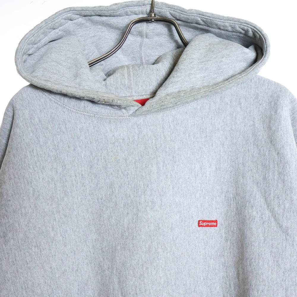 Supreme スモールボックスロゴ スウェット パーカー グレー Supreme small box logoグレー ジップパーカー Supreme スモールロゴ