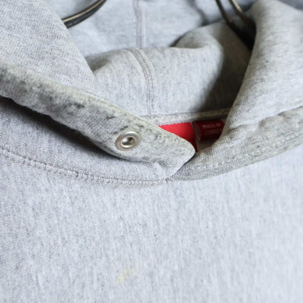 Supreme スモールボックスロゴ スウェット パーカー グレー Supreme small box logoグレー ジップパーカー Supreme スモールロゴ