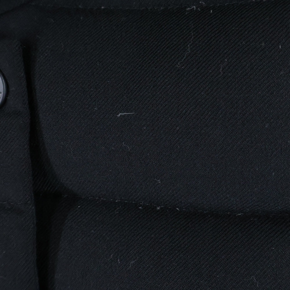 DUVETICA(デュベティカ) CALINITIDE カリニタイド ウールナイロン切替 ラクーンファー ダウンジャケット ブラック レディース 1157-MFG