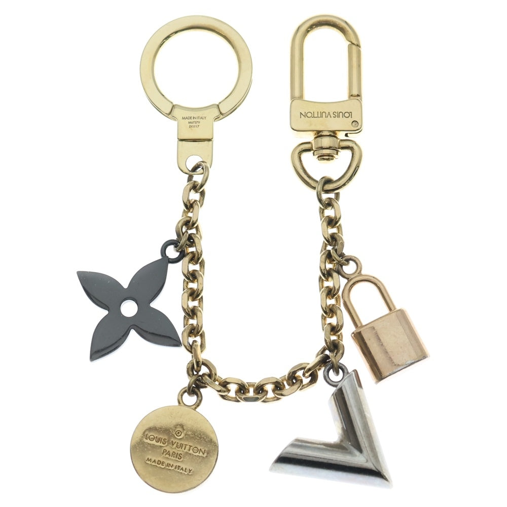 LOUIS VUITTON(ルイヴィトン) チェーン カレイド V キーホルダー キーチャーム キーリング ゴールド M67379