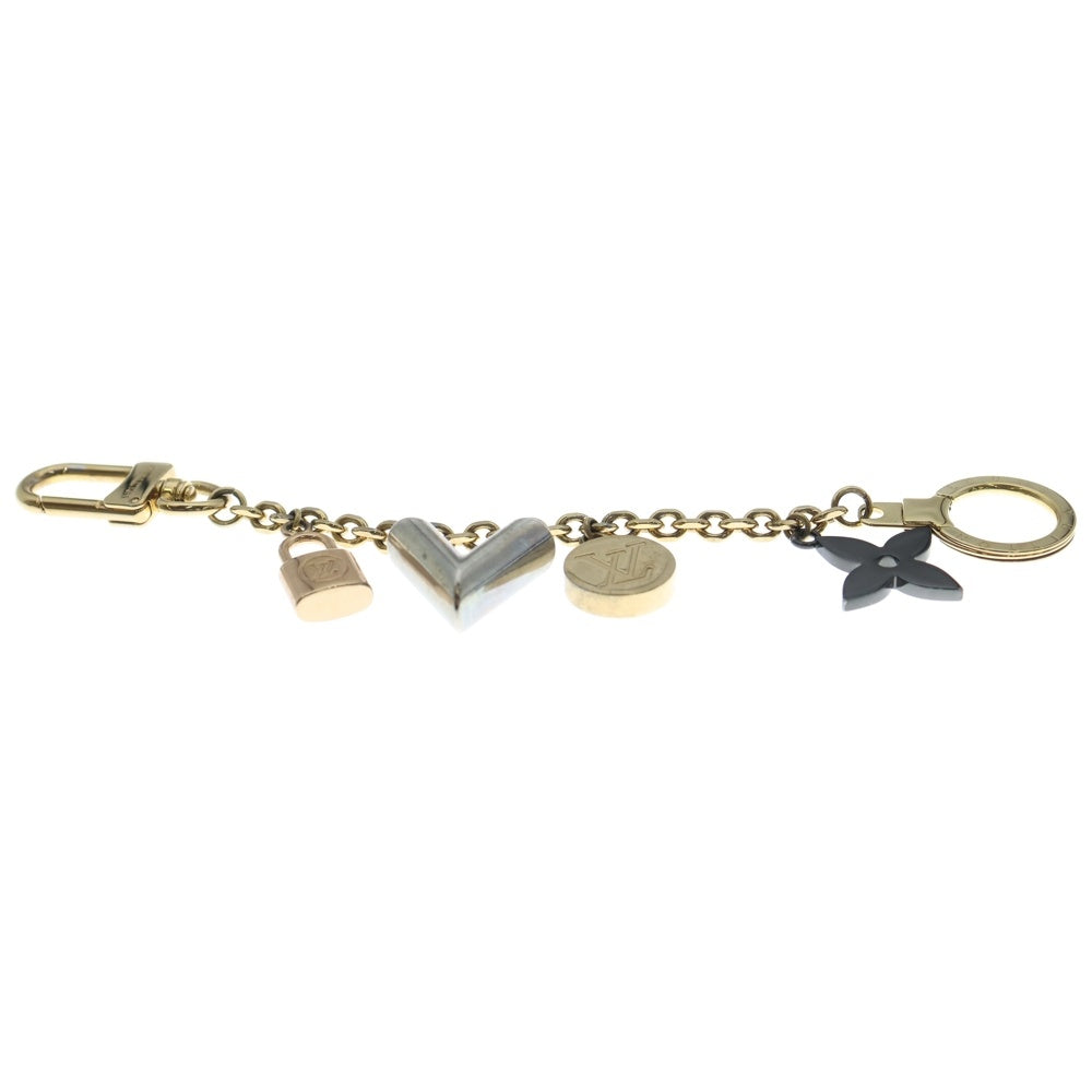 LOUIS VUITTON(ルイヴィトン) チェーン カレイド V キーホルダー キーチャーム キーリング ゴールド M67379