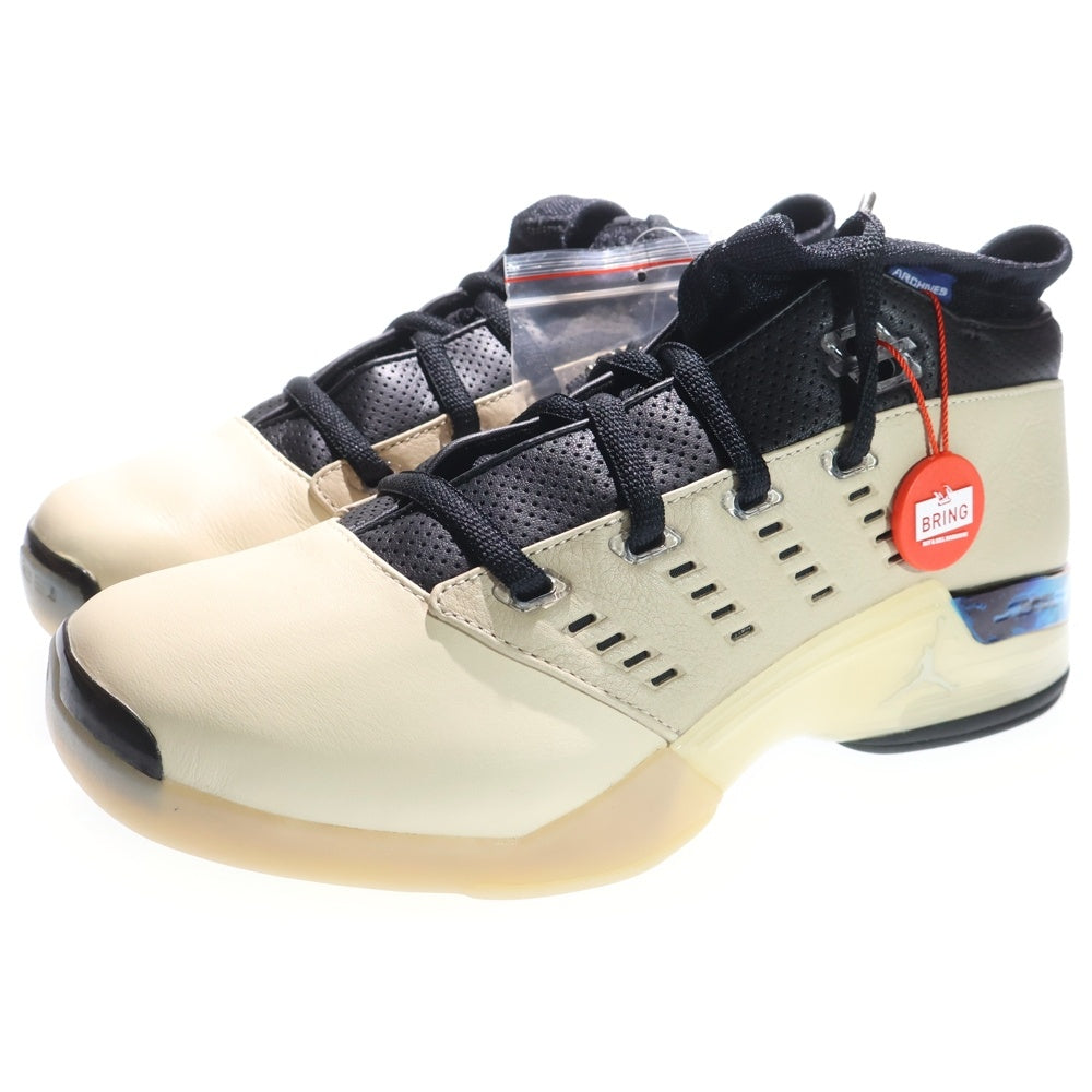 NIKE(ナイキ) ×Infinite Archives AIR JORDAN 17 インフィニティ アーカイブ エアジョーダン 17 ハイカットスニーカー ベージュ/ブラック US9/27cm IH0177-200