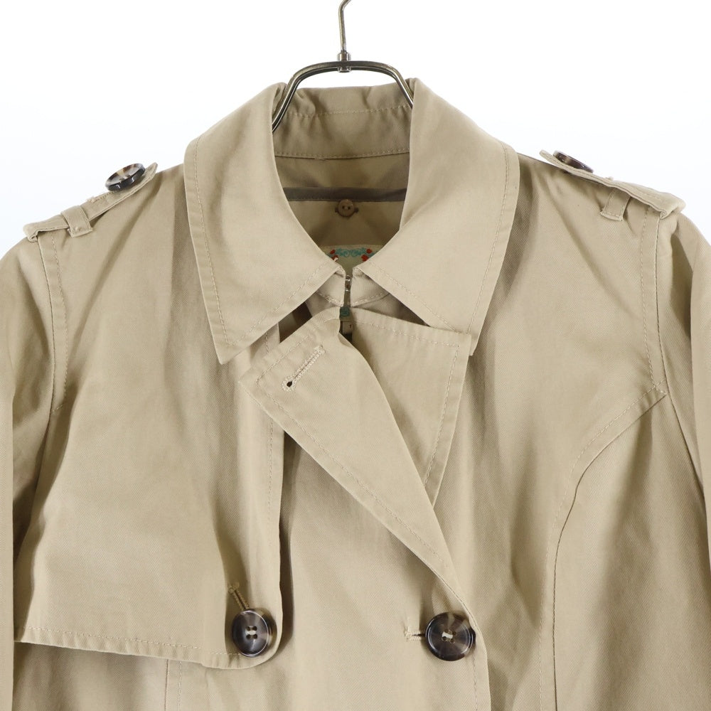 BEAMS HEART(ビームス ハート) キルティングライナー ポリエステル トレンチコート ベージュ レディース 43-19-0102-152