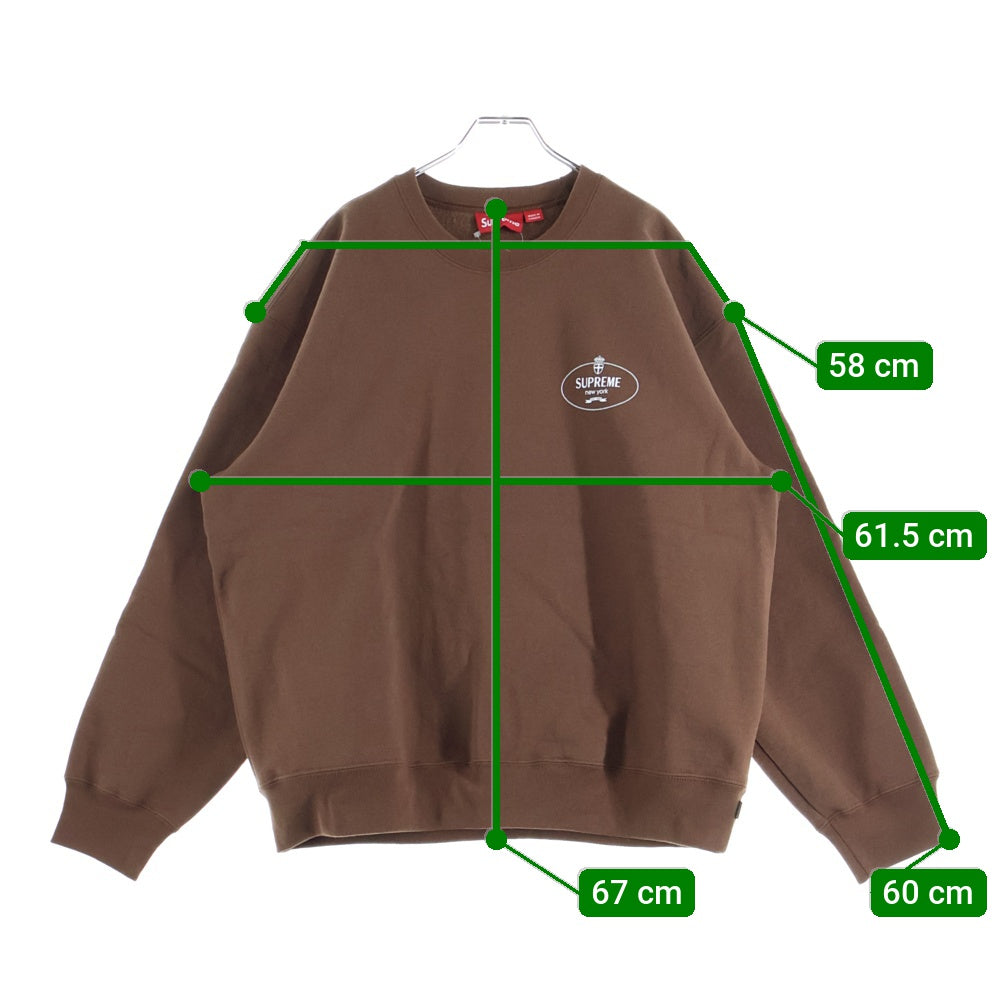 SUPREME(シュプリーム) 24AW Crest Crewneck クレストロゴプリント