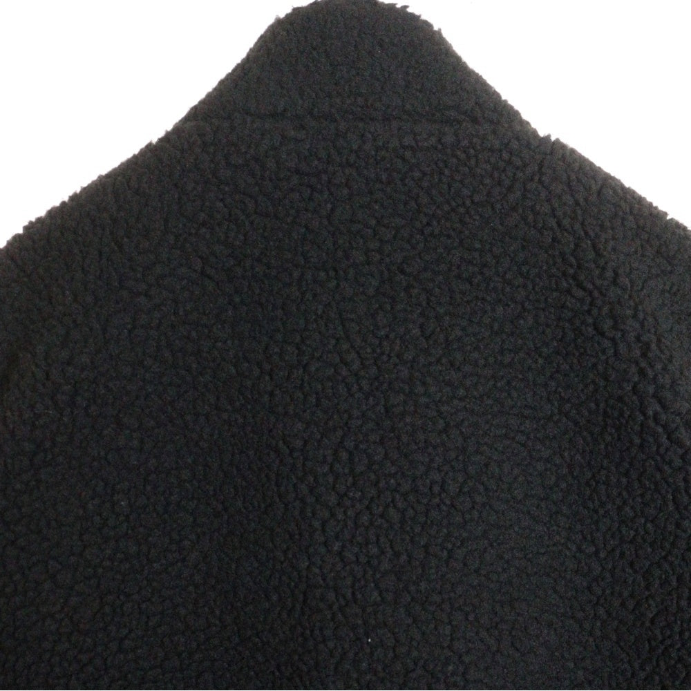 Y's(ワイズ) ×NEW ERA BOA BLOUSON ニューエラ ロゴパッチ ジップアップジャケット ボアブルゾン ブラック レディース YL-T83-952