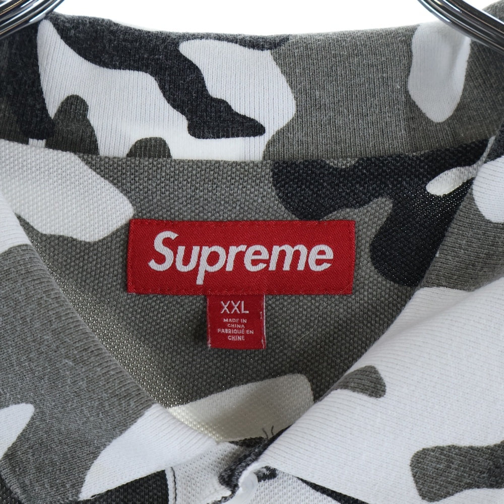 SUPREME(シュプリーム) 25SS Washed Camo Polo ウォッシュ加工 カモ柄