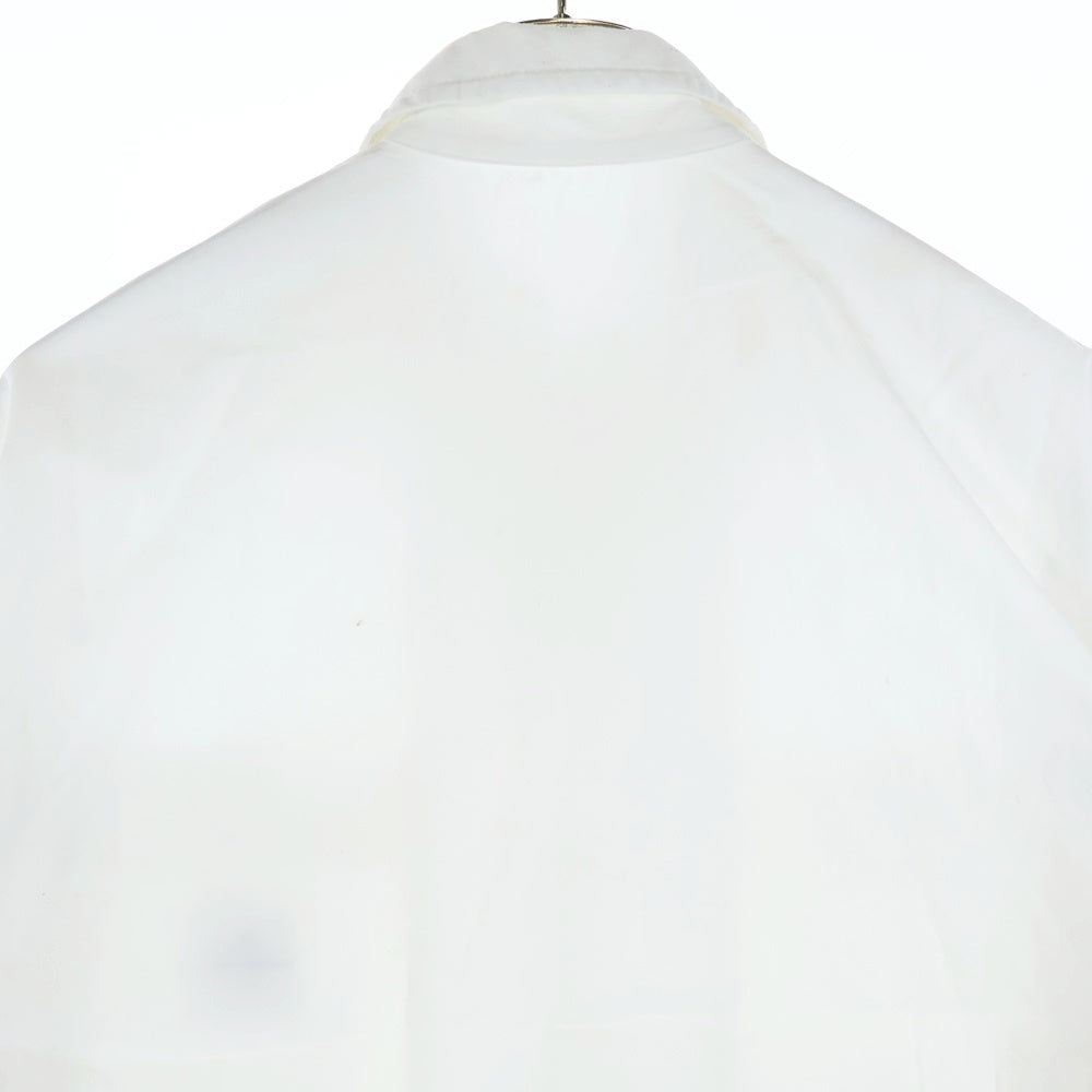 UNIFORM EXPERIMENT(ユニフォームエクスペリメント) 21SS DOUBLE POCKET BIG SHIRT ダブルポケット コットン ビッグ長袖シャツ ホワイト UE-210024