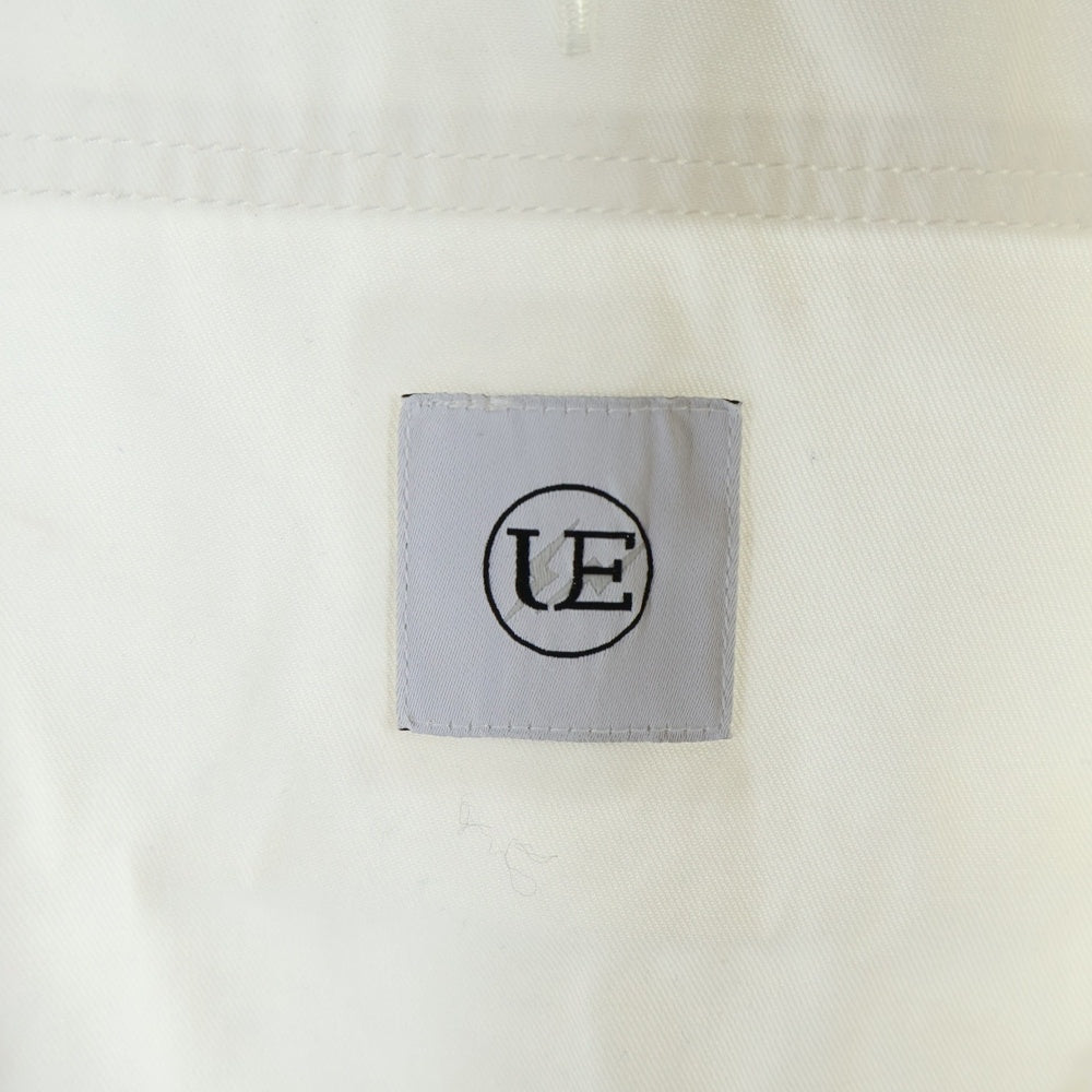 UNIFORM EXPERIMENT(ユニフォームエクスペリメント) 21SS DOUBLE POCKET BIG SHIRT ダブルポケット コットン ビッグ長袖シャツ ホワイト UE-210024