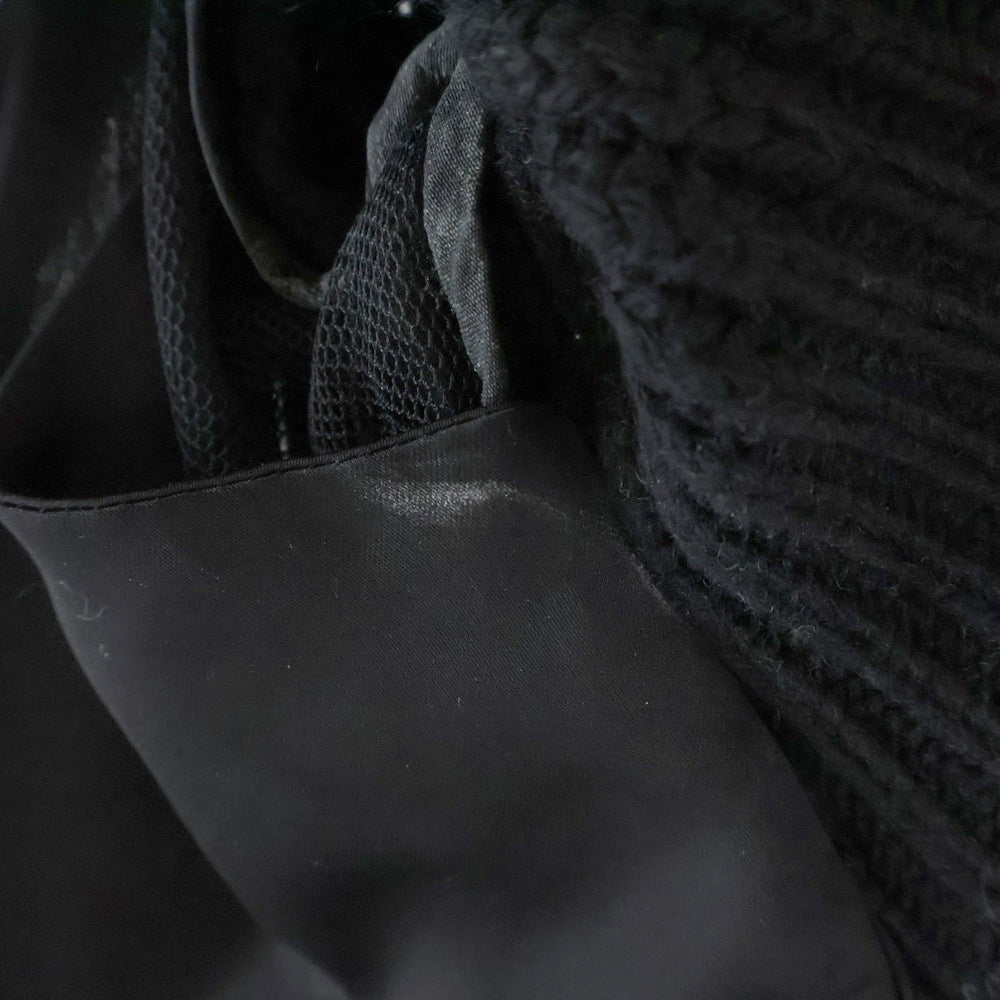 Sacai(サカイ) WOOL KNIT DRESS ウール ニット切り替え ワンピース ドレス レディース ブラック 23-06819