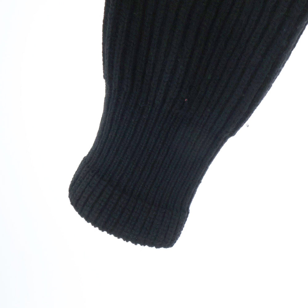 Sacai(サカイ) WOOL KNIT DRESS ウール ニット切り替え ワンピース ドレス レディース ブラック 23-06819