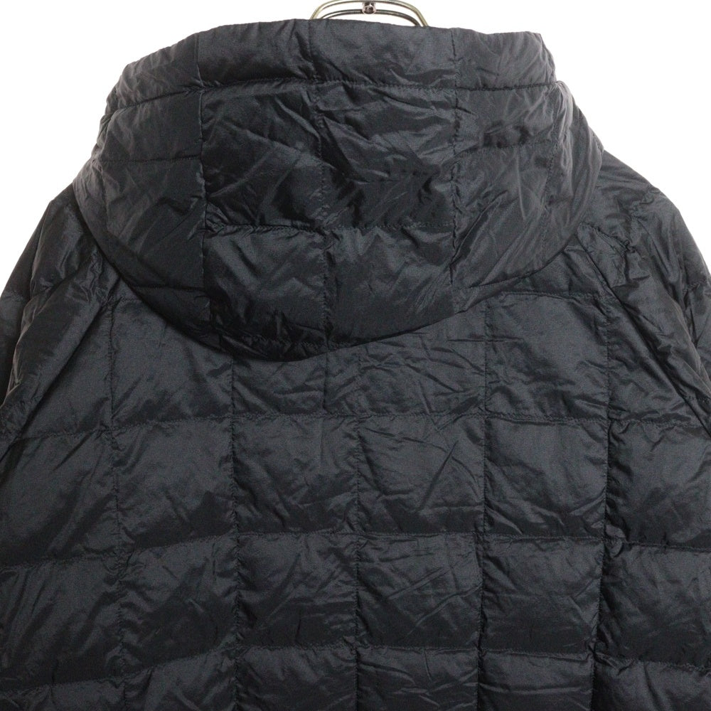 GRAMICCI(グラミチ) ×TAION PULLOVER JACKET タイオン 胸ロゴデザイン カンガルーポケット フーデッド ダウンジャケット ブラック G3FU-J102-TG