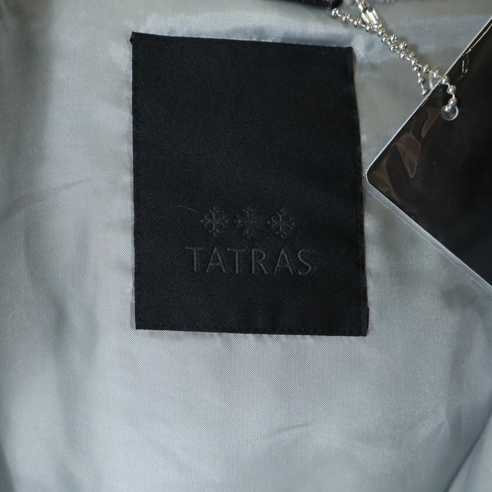 TATRAS(タトラス) 22AW YUMOLA ユモラ アームロゴデザイン ダブルポケット フーデッド ボアジャケット レディース グレー LTAT22A4906-L