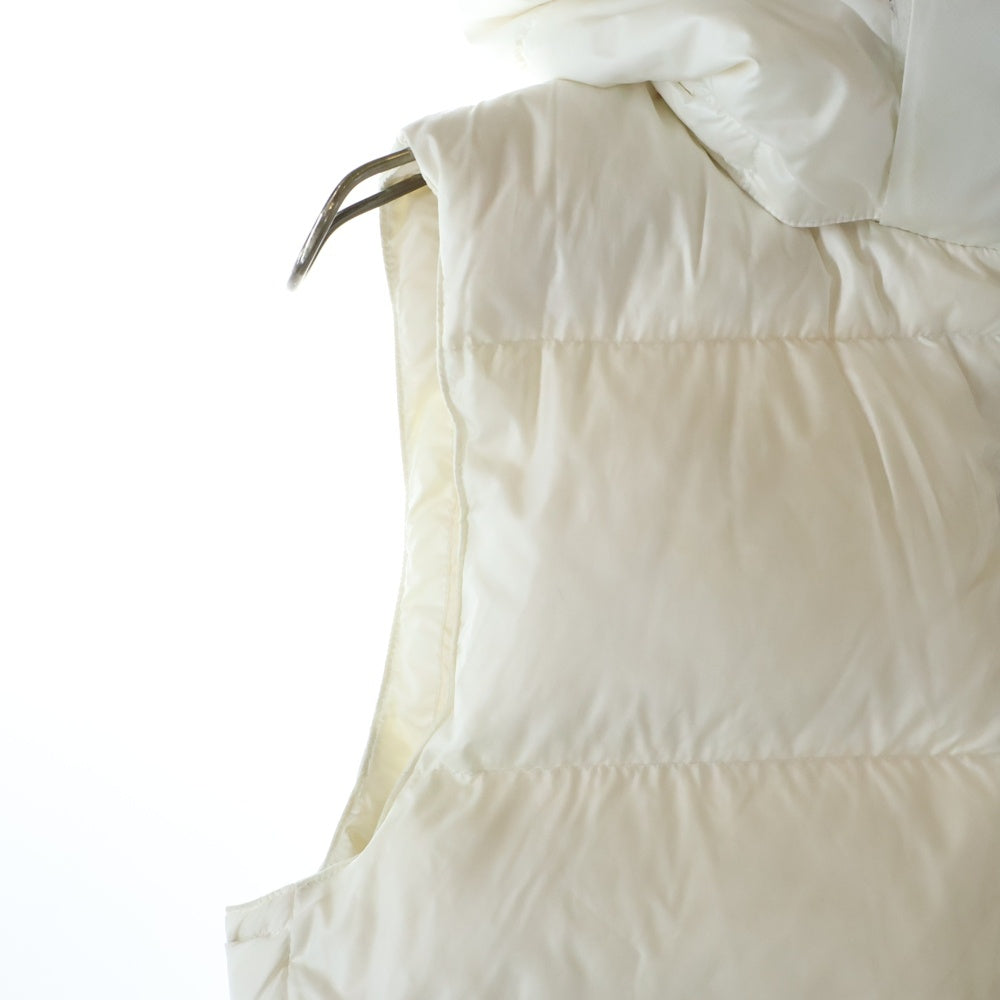 jun hashimoto(ジュンハシモト) 3WAY DOWN VEST ジップアップ フーデットダウンベスト ホワイト