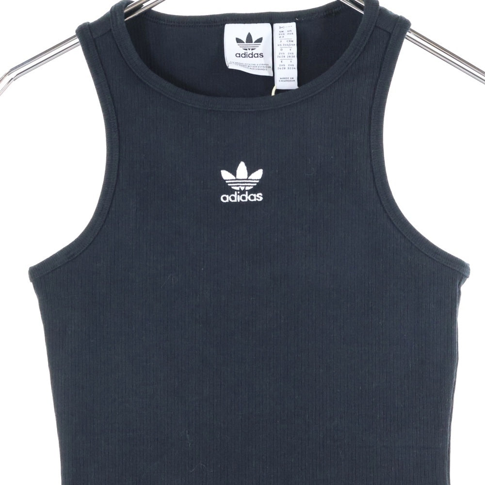 adidas(アディダス) エッセンシャルズ リブ タンク ワンピース ブラック IT9881 レディース