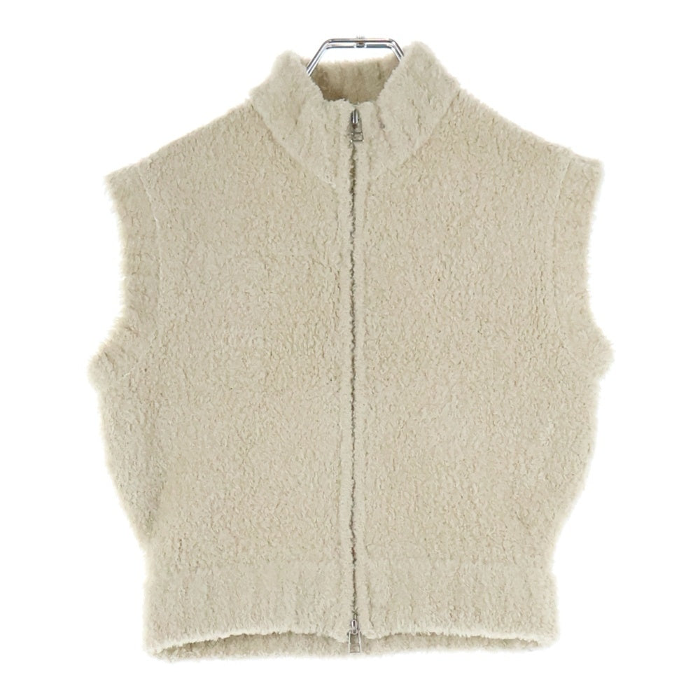 NO BRAND(ノーブランド) VEQUM / ベクム CURL KNIT VEST カールニットベスト ベージュ レディース