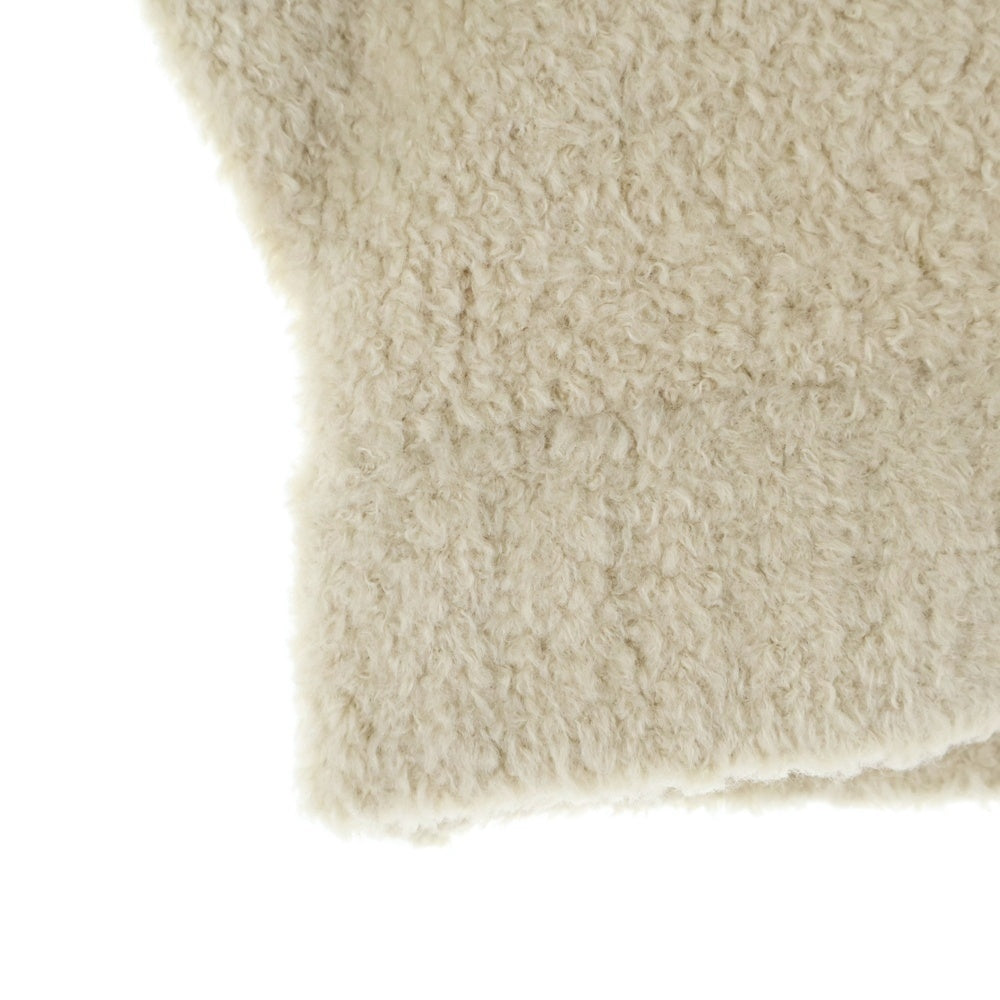 NO BRAND(ノーブランド) VEQUM / ベクム CURL KNIT VEST カールニットベスト ベージュ レディース