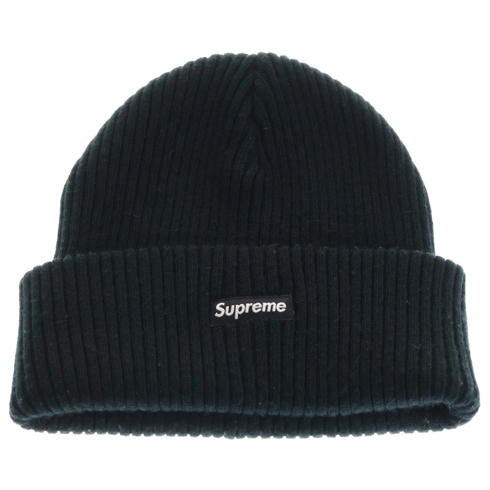 SUPREME(シュプリーム) 20AW Wide Rib Beanie ワイドリブ スモールボックスロゴ アクリルニットビーニー ニット帽 帽子 ブラック