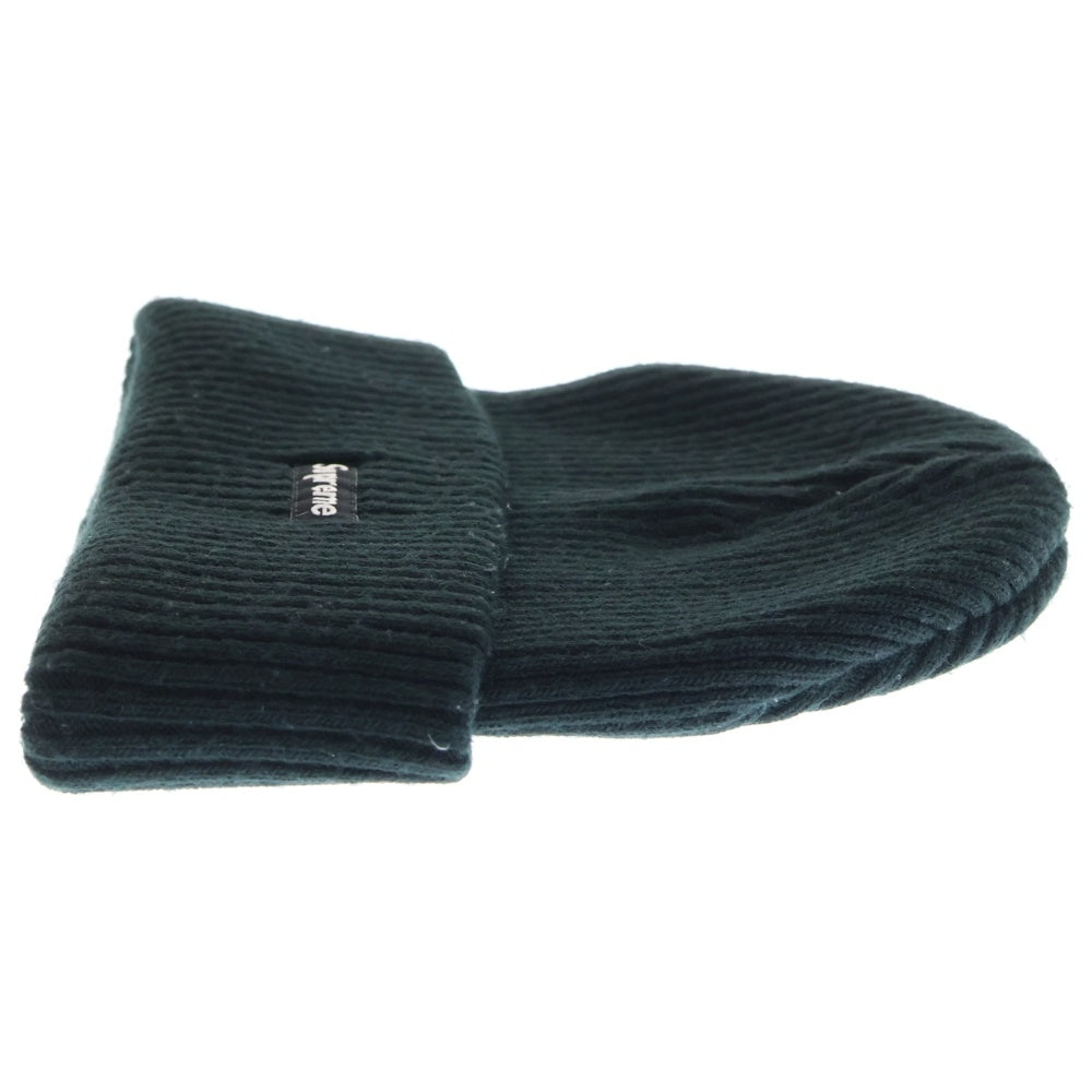 SUPREME(シュプリーム) 20AW Wide Rib Beanie ワイドリブ スモールボックスロゴ アクリルニットビーニー ニット帽 帽子 ブラック