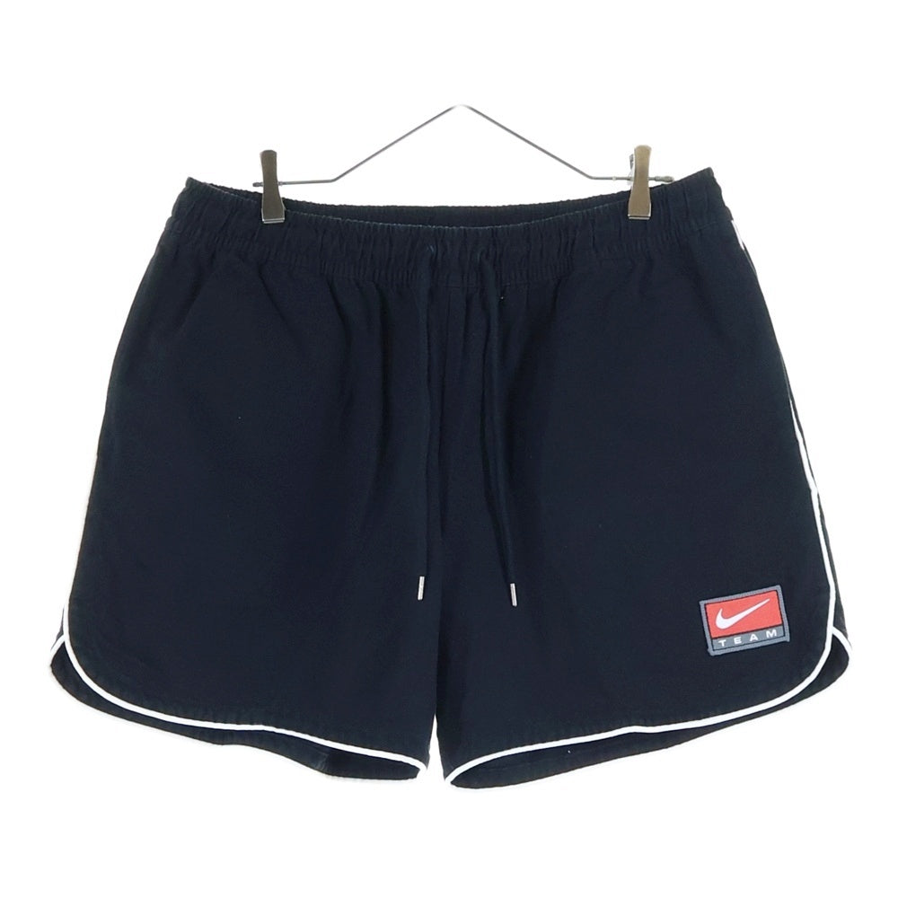 NIKE(ナイキ) AS M NSW TREND SHORT トレンドショーツ ロゴワッペン刺繍 コットンハーフパンツ ブラック FB7266-010