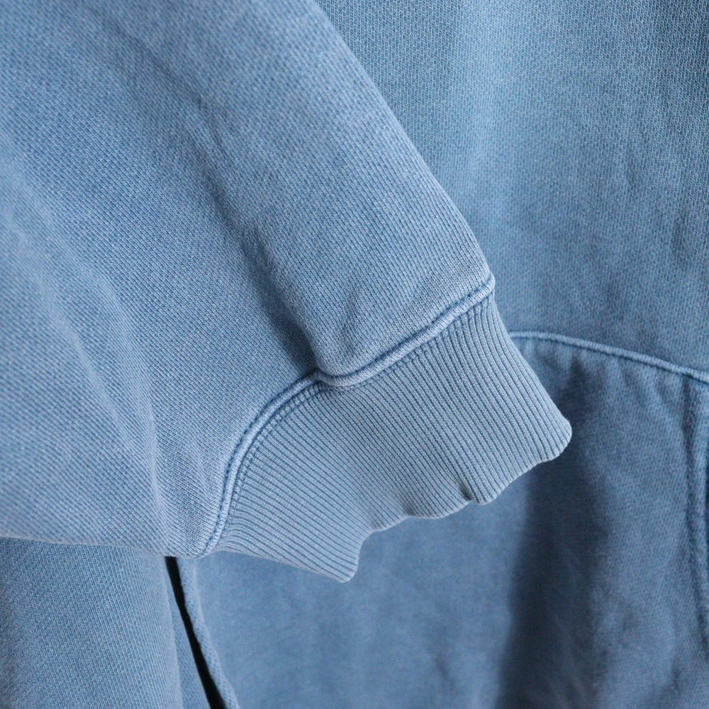 WIND AND SEA(ウィンダンシー) フロントロゴ刺繍 プルオーバースウェットパーカー フーディー ブルー WDS-10TH-CS-06