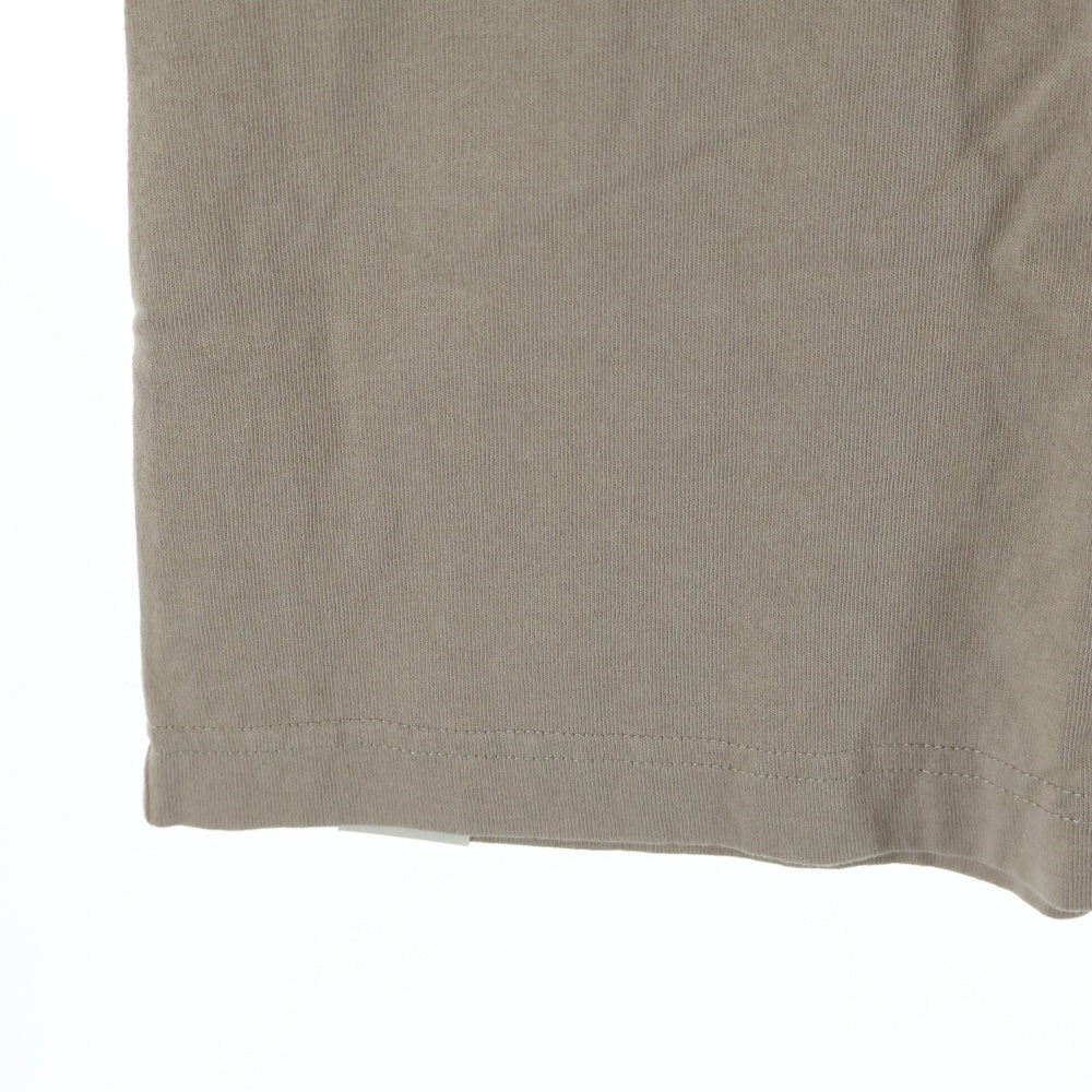 N.HOOLYWOOD(エヌハリウッド) ×WIND AND SEA ウィンダンシー ワンポイントロゴ刺繍Tシャツ 半袖クルーネックカットソー ベージュ NHWS-007