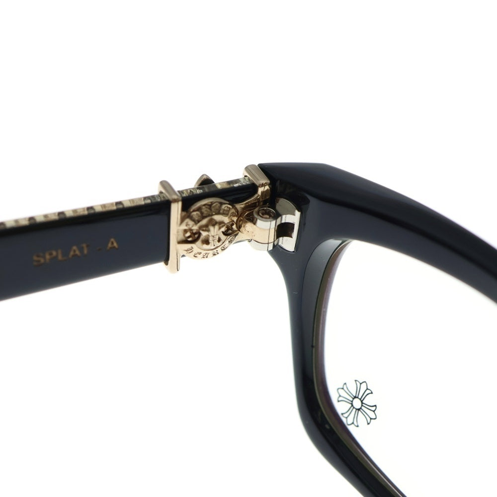 CHROME HEARTS(クロムハーツ) SPLAT-A BSフレアテンプル アイウェア サングラス メガネ 眼鏡 ブラック/ゴールド