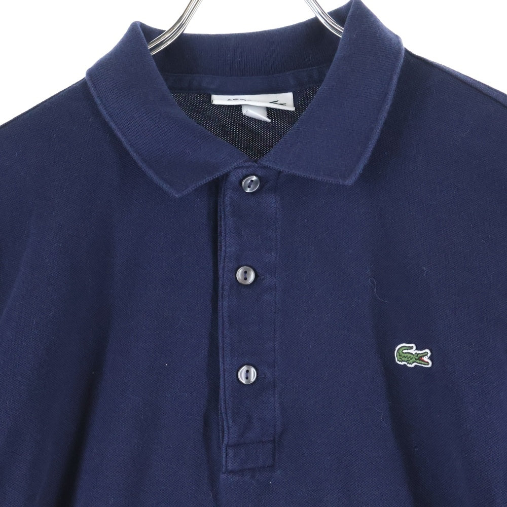 LACOSTE(ラコステ) フロント刺繍 ショートスリーブ 半袖ポロシャツ ネイビー PH7937