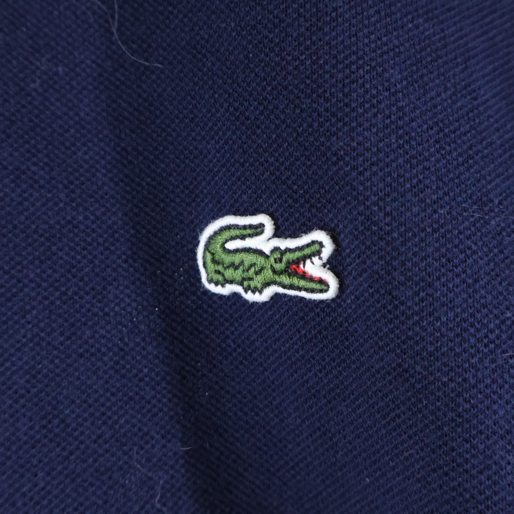 LACOSTE(ラコステ) フロント刺繍 ショートスリーブ 半袖ポロシャツ ネイビー PH7937