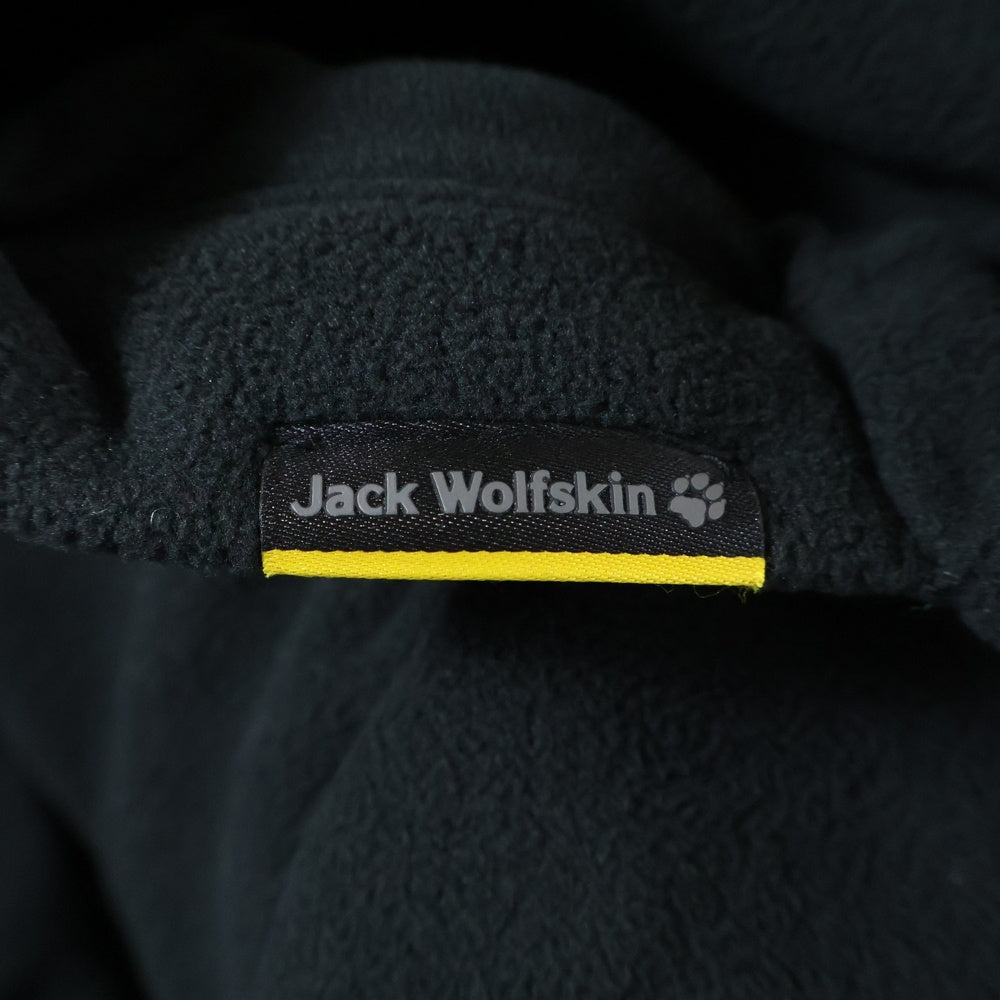 Jack Wolfskin(ジャック ウルフスキン) JP RV WINTER RECON JACKET リバーシブル ウィンターリーコンジャケット フリース ナイロン ジップアップブルゾン ブラック/グレー