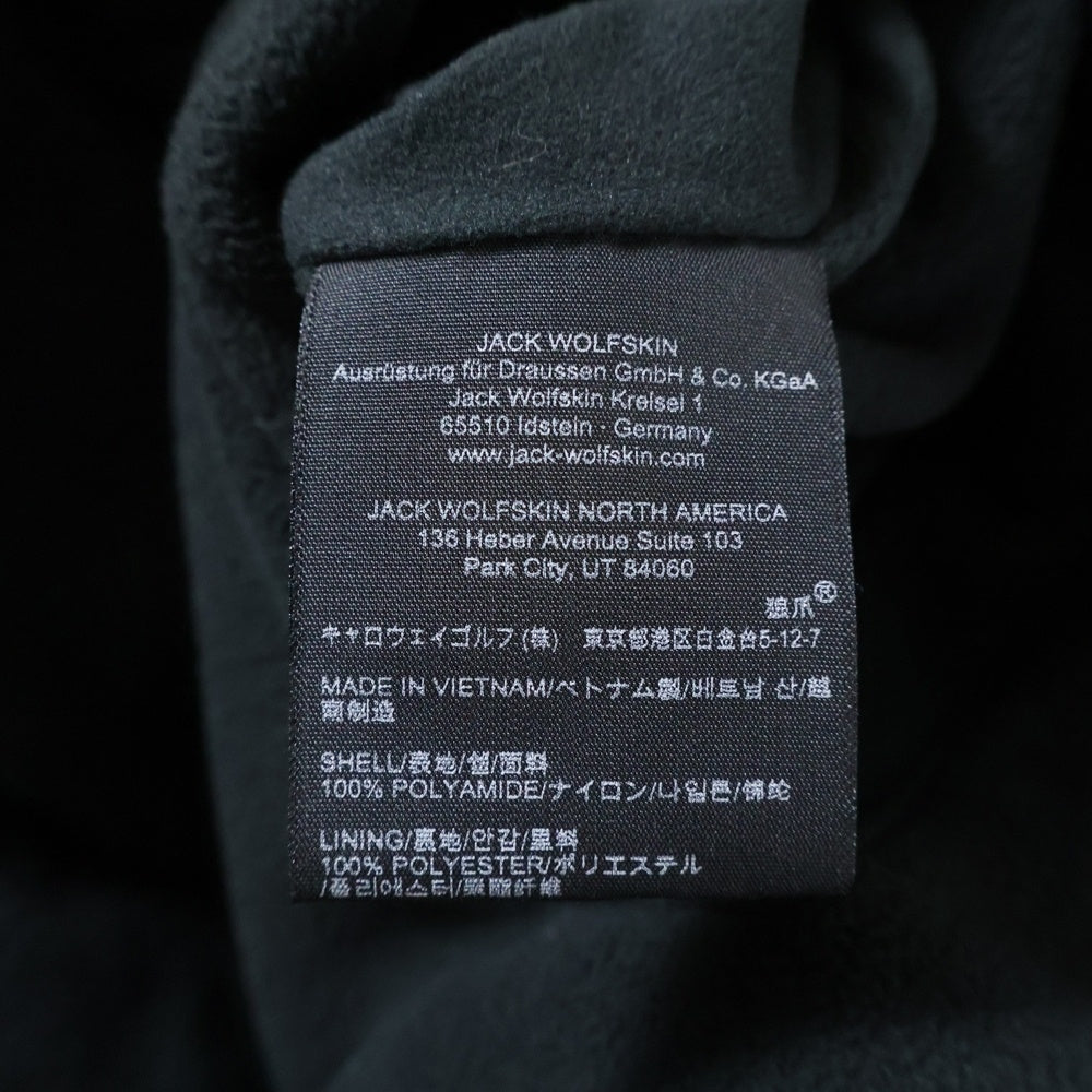 Jack Wolfskin(ジャック ウルフスキン) JP RV WINTER RECON JACKET リバーシブル ウィンターリーコンジャケット フリース ナイロン ジップアップブルゾン ブラック/グレー